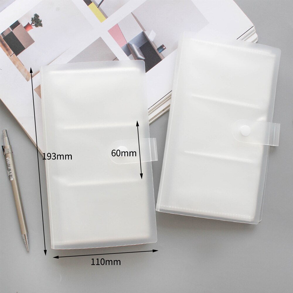 Soporte transparente de plástico para tarjetas de visita organizador de tarjetas de identificación y de crédito, Tarjeta De Nombre, Protector de páginas, 120 ranuras para oficina y negocios