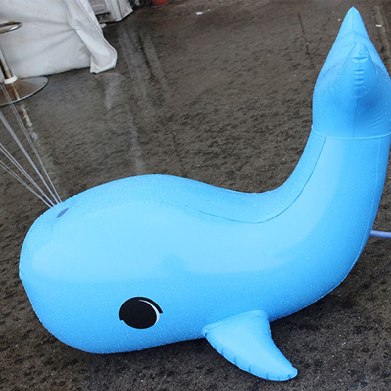 Kids Inflatable Spray Water Pad Cute Dolphin Water Mat Play Pool Lawn Sprinkler MOLD