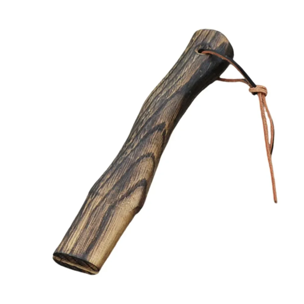 Wooden Axe Handle Replacement Sturdy Practical Handmade Axe Handle Short Curved Home Farm Garden Axe Part: Beige