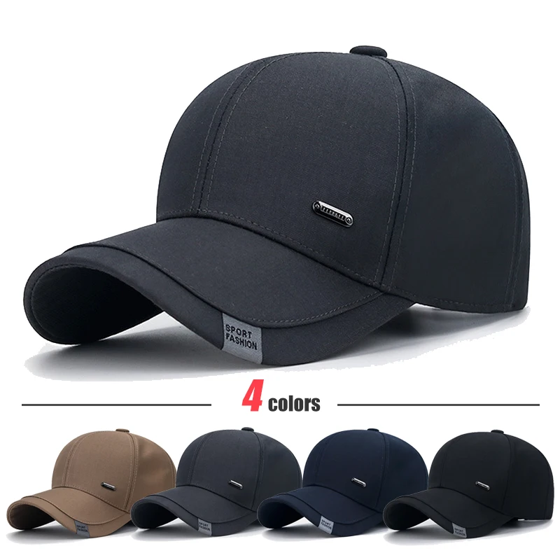 Nueva , ropa de algodón para hombres, gorra de béisbol de mediana edad, gorras de camionero, gorra deportiva informal clásica para exteriores, gorras para papá