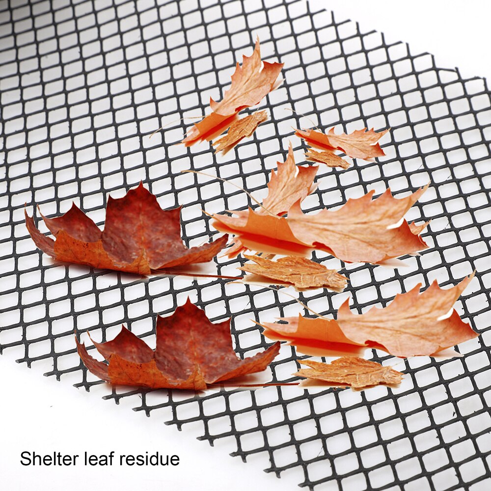 Roof Trough Net Sink Protection Net With Stakes Stops Leaves Anti-Clogging Net Cover Gardening Accessories Cleaning Tool
