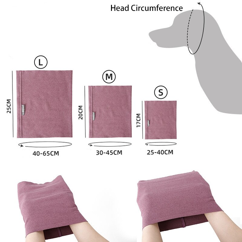 Cache-oreilles de toilettage pour chien, couvre-oreilles doux et , anti-bruit, couvre-oreilles en tissu, chapeau coupe-vent, accessoires pour animaux de compagnie, directe