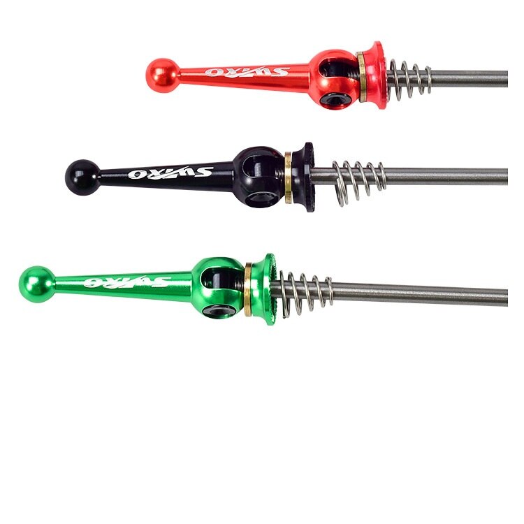 1 pair of mountain bike wheels, road wheels, quick release titanium alloy quick release lever