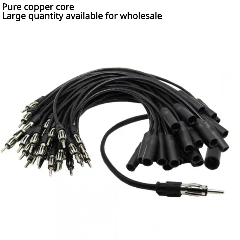 Autoradio-Antennen-Verlängerungskabel, 35 cm, 13 Zoll, Auto, FM, AM, Radio, Autoantenne, Verlängerungskabel, Kabel, DIN-Stecker, Stecker, Koaxialkabel