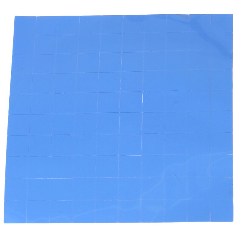 100Pcs 10*10*0.5mm Thermal Pad GPU CPU Heatsink Cooling Conductive Silicone Pad