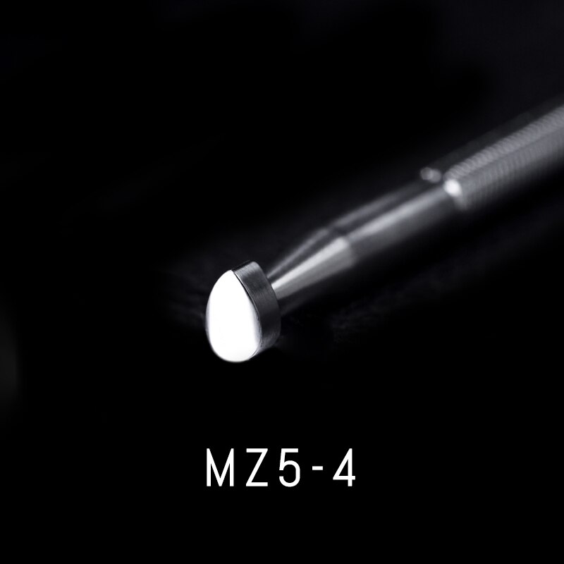 Sozo MZ5 Leer Werk Stempelen Tool Thumbprint Water Glad In Sheridan Zadel Maken Carving Stempel 304 Rvs: MZ5-4