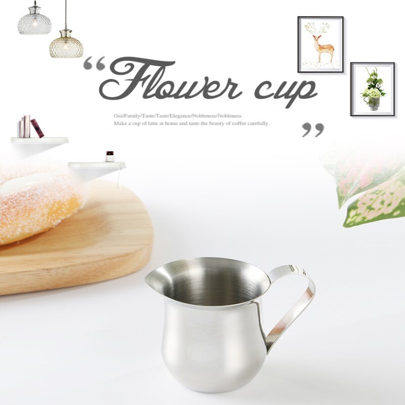 150ml Stainless Steel Milk Cup Coffee Cup Milkshake Cup Milk Jugs Coffeeware Kitchen Dining Bar
