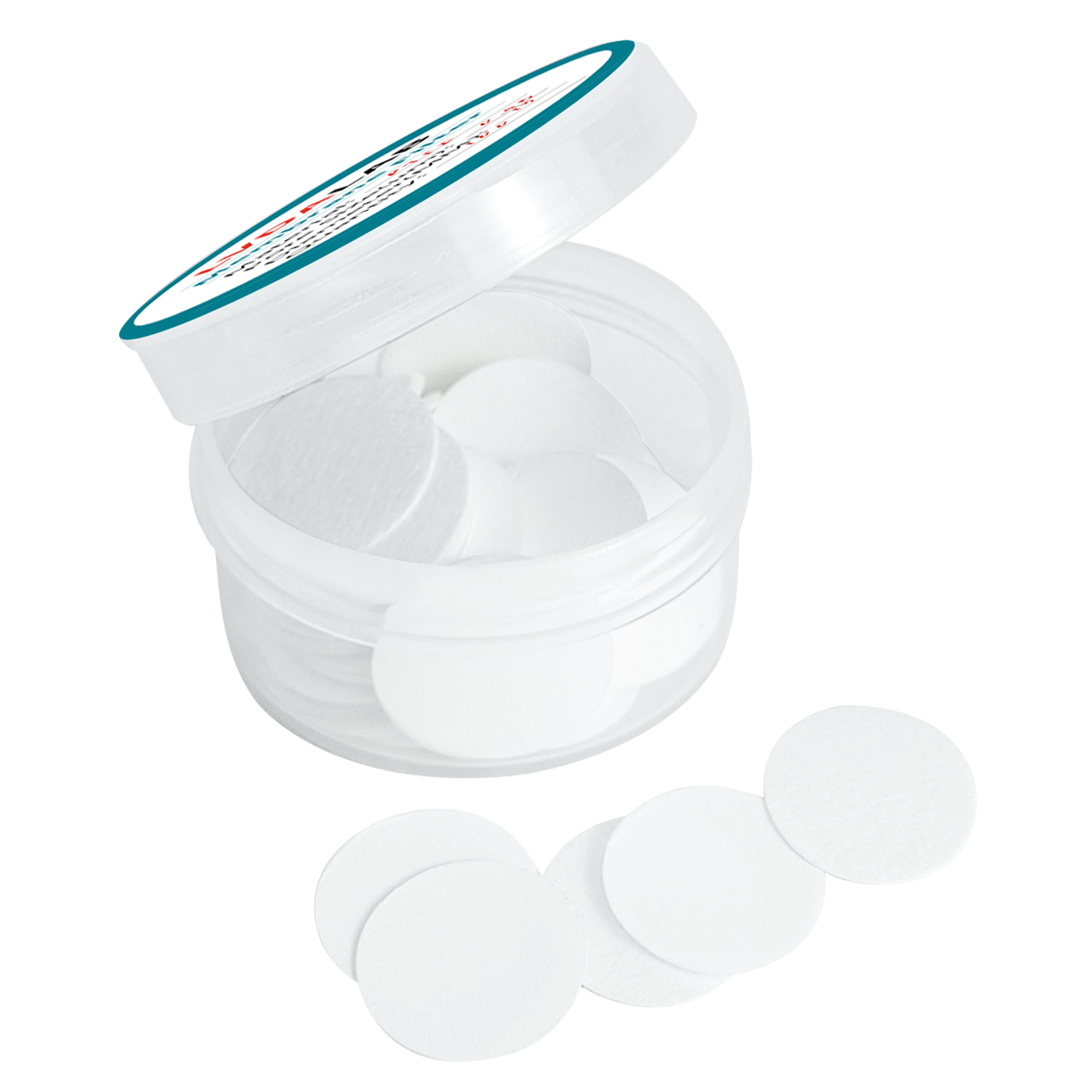 100 st/parti ptfe hydrofila/hydrofobiska membranfilter med skivfilter med 13/25/50mm diameter och 0.22um/0.45um porstorlekar