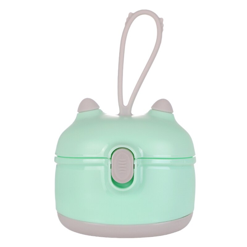 Baby Formula Milk Storage Infants Milk Powder Formula Dispenser Food Container Storage Feeding Box for Kids Portable Food PP Box: Green