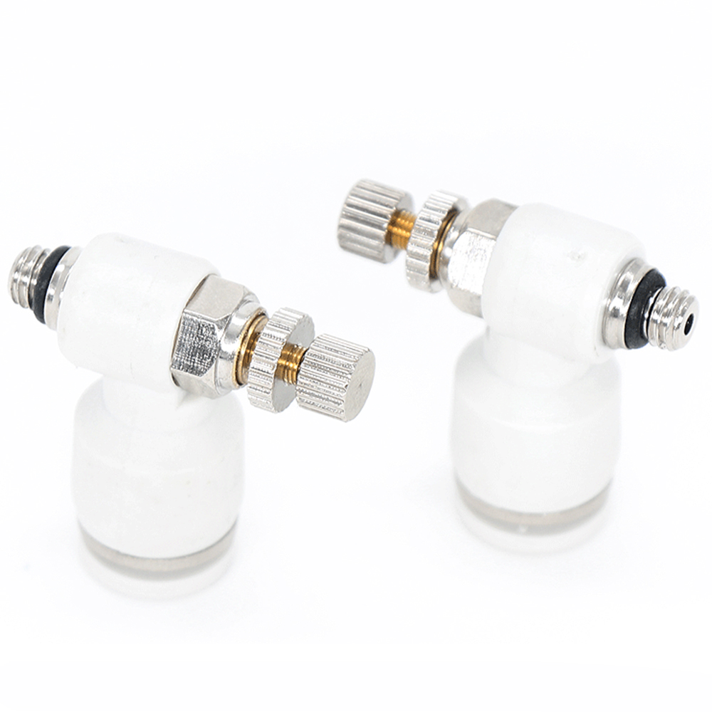 SL pneumatic quick coupling hose 4 6 8 10 12mm M5" 1/8" 1/4" 3/8" 1/2 air speed adjustment control valve acceleration valve