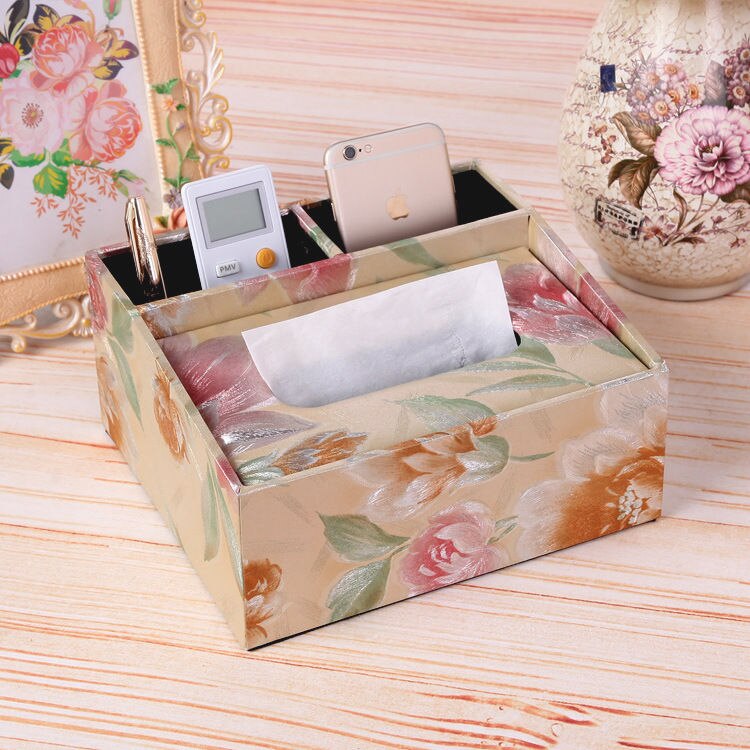 Container Tissue Box Cover Black Cute Small Tissue Box Vintage Leather Hanging Servilleteros Napkin Dispenser EA60ZJ: Style 1