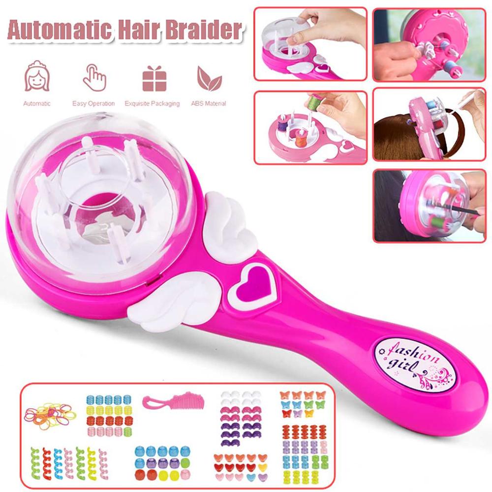 DIY Electric Automatic Hair Braider Three Strands Hair Braiding Machine DIY Hair Styling Tools Adult Kids Hair Braiding Tools