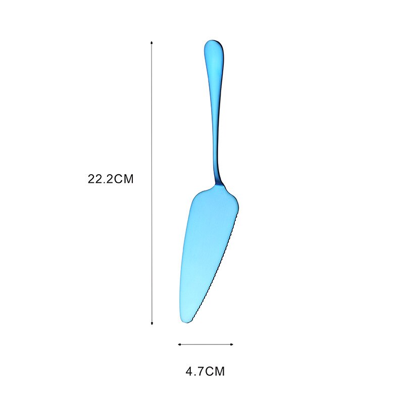 Cake Divider Mes Rvs Pie Cake Cutter Schop Westerse Cake Spatel Boter Mes Voor Pie/Pizza/Kaas/Gebak Server: F