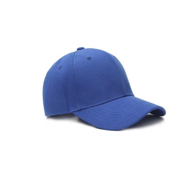 Solid Color Baseball Cap Summer Outdoor Sports Cap Tennis High Pony Tail Cap Unisex Hip-hop Rebound Cap Beach Vacation Sun Hat: Blue