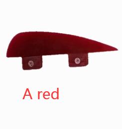 Single Small Surf Fin SUP Board Fins Knubster Centre Kneel surfboard Fin Blue Red Smoky BRANDRUPEL: A Red