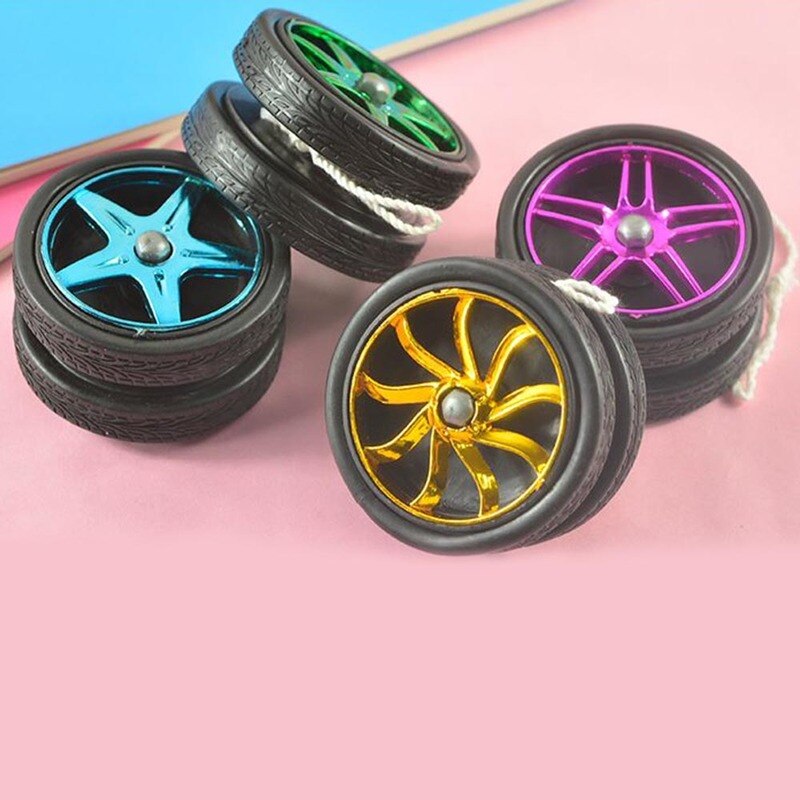 Neue Kunststoff Räder Yo Yo Art Kupplung Mechanismus Yo-Yo Spielzeug für freundlicher Party/Unterhaltung Yoyo Ball Leucht spielzeug Gelegentliche Farben