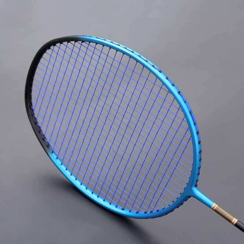 5U 75G Full Carbon Fiber Strings Badminton Rackets Light Weight Training Racquet High Tension 22-30LBS G5 Bags
