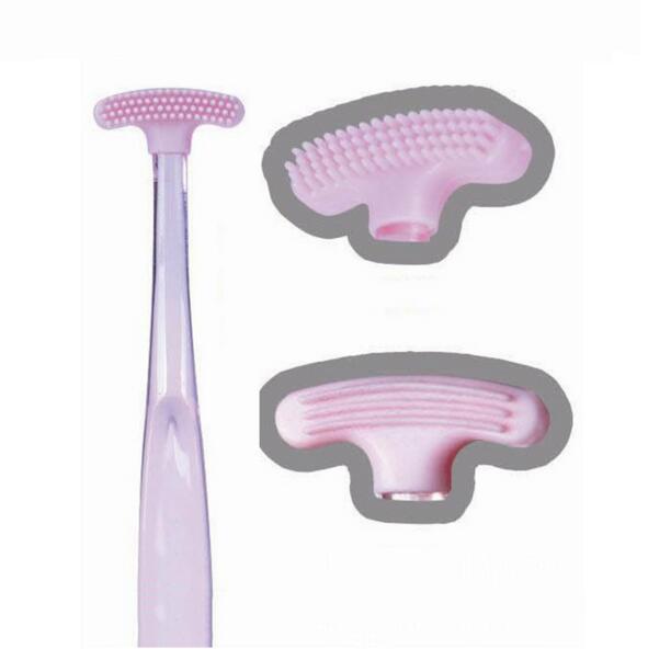 Zacht Rubber Tong Schraper Borstel Verwijderen Cleaner Tong Oppervlak Tong Coating Cleaner Tandenborstel Oral Dental Care