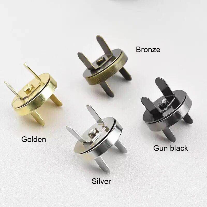 5 pièces 14/18mm Pick métal forte attaches magnétiques fermoirs boutons pour sac à main sac à main portefeuille sacs pièces accessoires