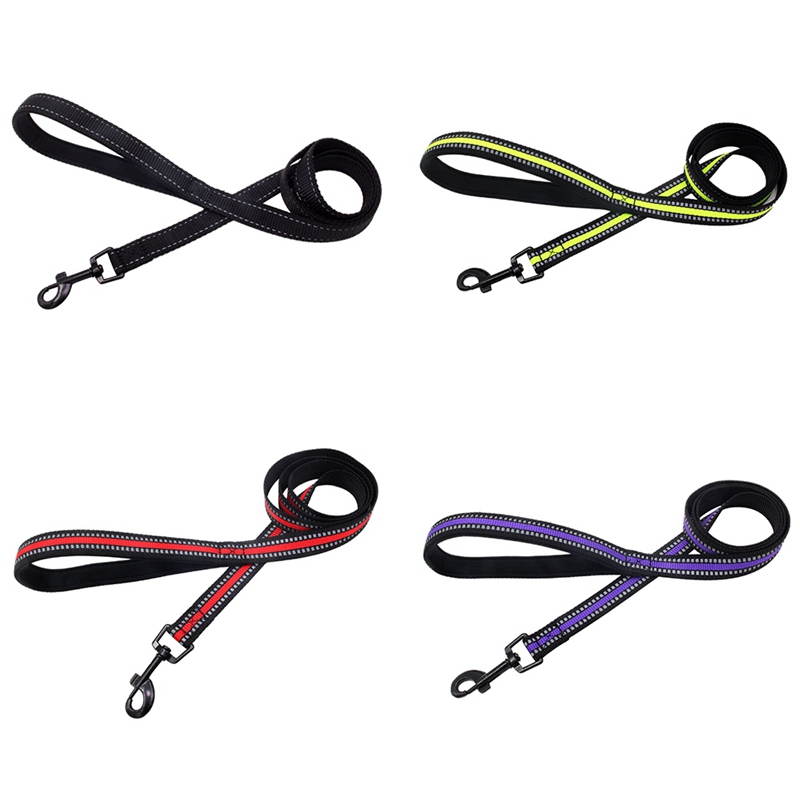Reflective Pet Dog Leashes safe Walking Training Pet Dog Lead leash Traction Rope Pitbull Bulldog Dogs Outdoor Leashes