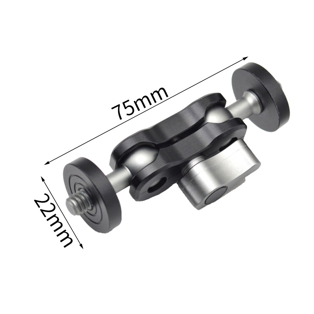Magic Hand Connecting Arm Tripod with Small Ball Head Mobile Phone Photography for Fill Light Monitor Spherical Gimbal: Type B
