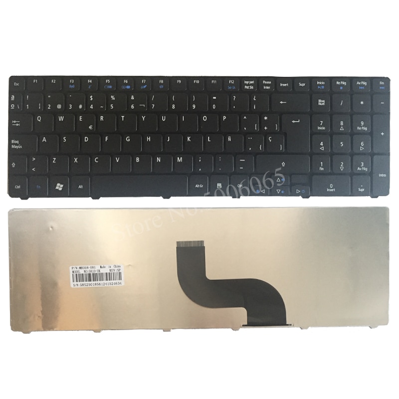 thumbnail interactive-video image 1 of For Acer Aspire TravelMate 5740 5740G 5742 5742G 5742Z 5742ZG – Full US Layout Keyboard (Black, English) 1 of 2