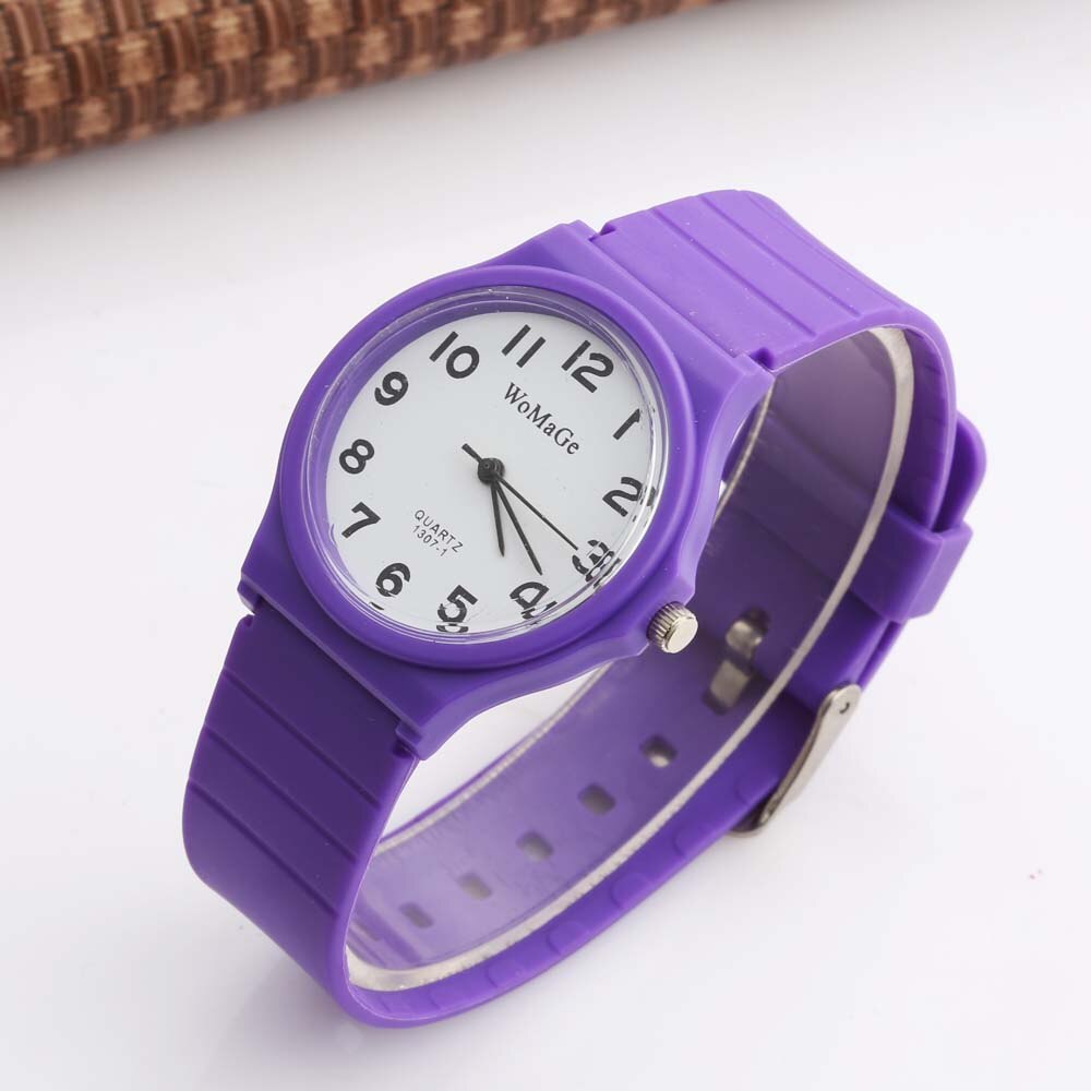 WOMAGE Horloge Kinderen Horloges Kinderen Horloges Mode Sport Horloges Jongens Meisjes Quartz Horloges montre enfant horloge jongens: 141307purple