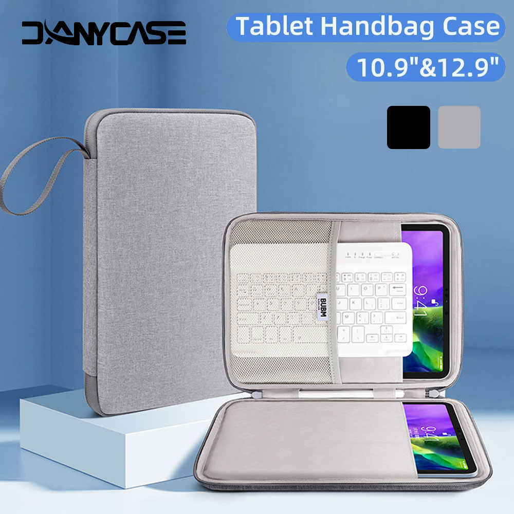 Funda de bolso para tableta de 9-13 pulgadas para 2024 iPad Air 11/13 Pro 11/13 funda de transporte bolsa de viaje protectora