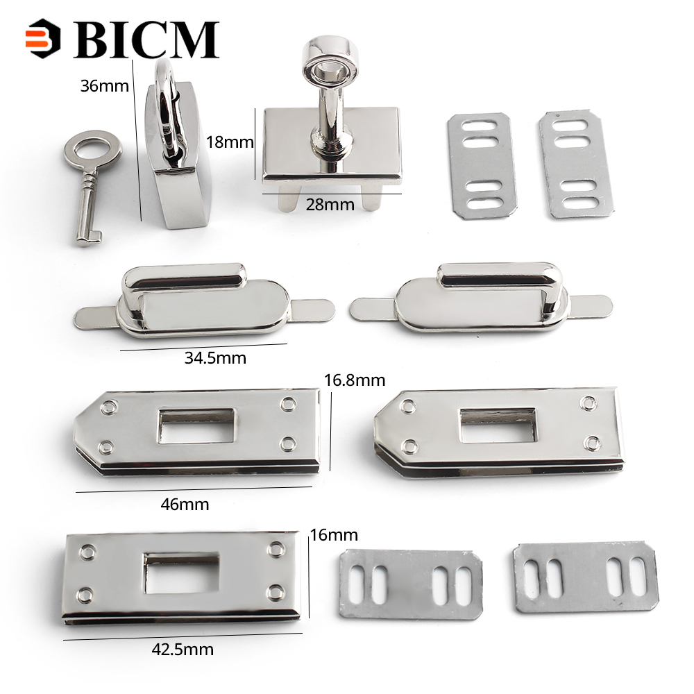 1/3/10Sets Mode Metalen Tas Lock Sluiting Vrouwen Tassen Maken Levert Tas Accessoires Sets Voor handtas DIY Hardware Kits
