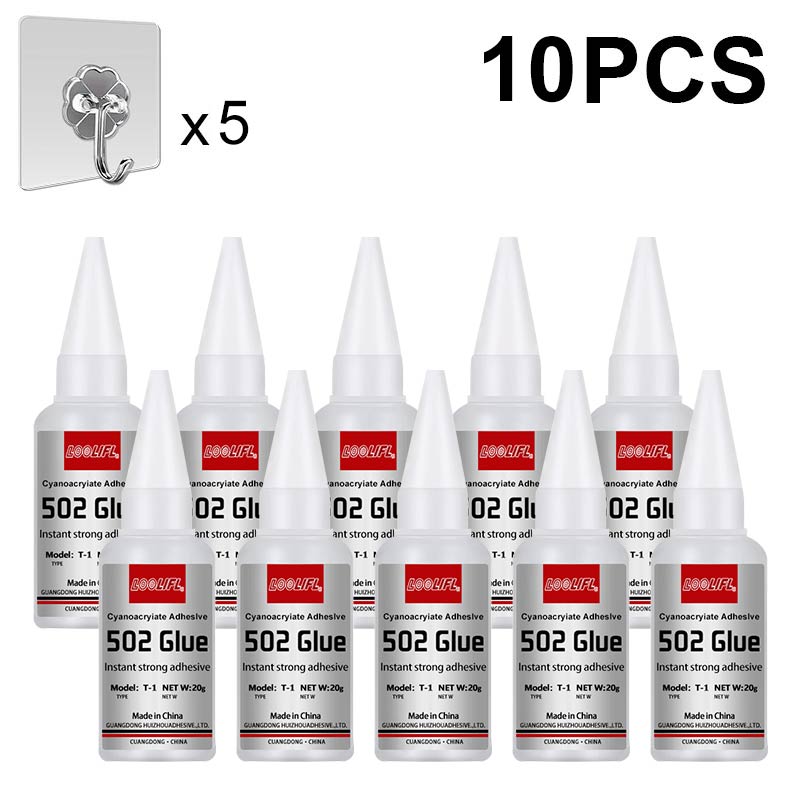 502 Super Glue Bond Fast Universal Glue For Toys Crafts Shoes Paper Wood Plastic Fast Repairing factory direct: Khaki