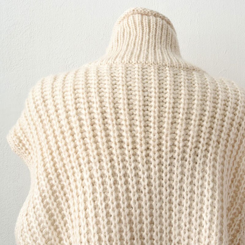 Coltrui Lente Herfst Trui Mouwloze Gebreide Jumpers Womens Vest Truien Casual Losse Truien Tops T07002R