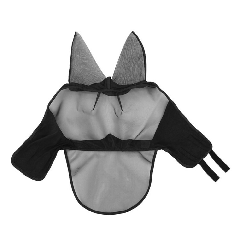 Full Face Protection Stable Eye Nose Ear Shield Pasture Safe Horse Fly Cover Anti Mosquito Adjustable