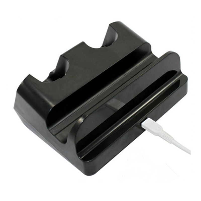 Oplaadstation dockstandaard oplader voor wii afstandsbediening voor wii u gamepad met batterijen en usb oplaadkabel