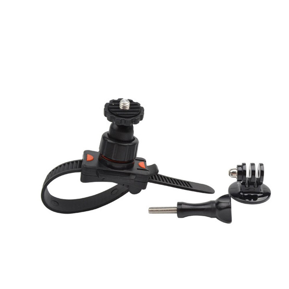 Verstelbare Fiets Riem Mount Houder Voor Gopro Hero 8 7 6 5 4 3 + 3 Zwarte Clip Beugel Klem roll Bar Zip Mount Voor Xaomi Yi 4K