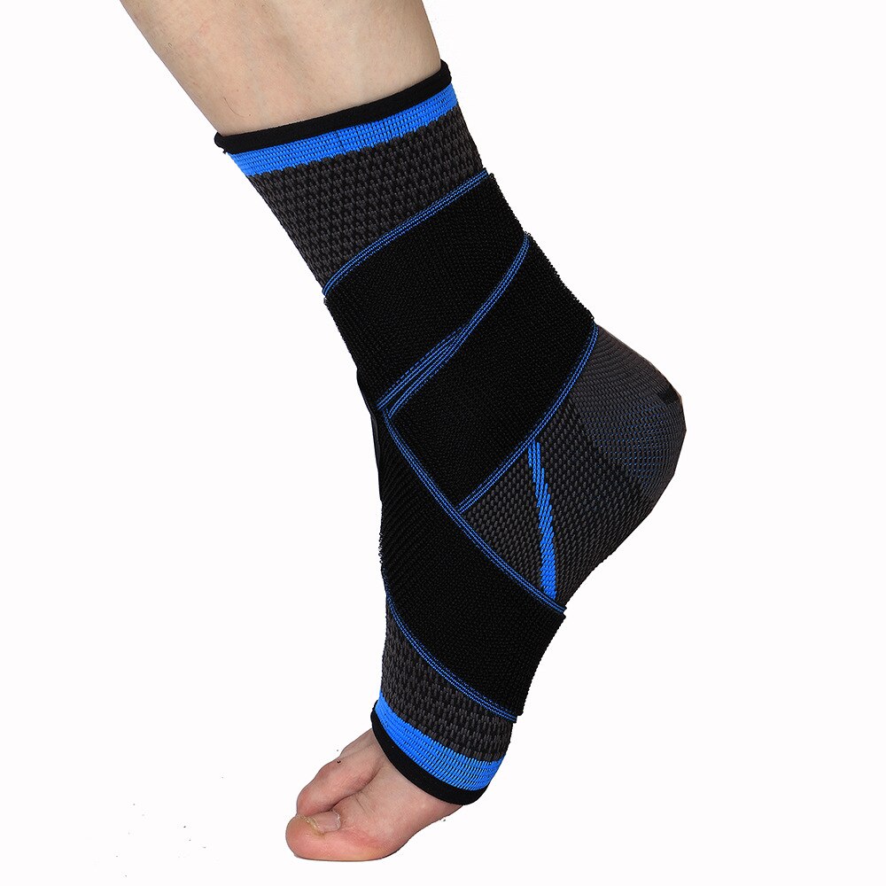 Ankle Support Volleyball Basketball Ankle Brace Stick On Pad Feet Achilles Tendon Support Taekwondo Foot Bandage Protective Gear: sky blue