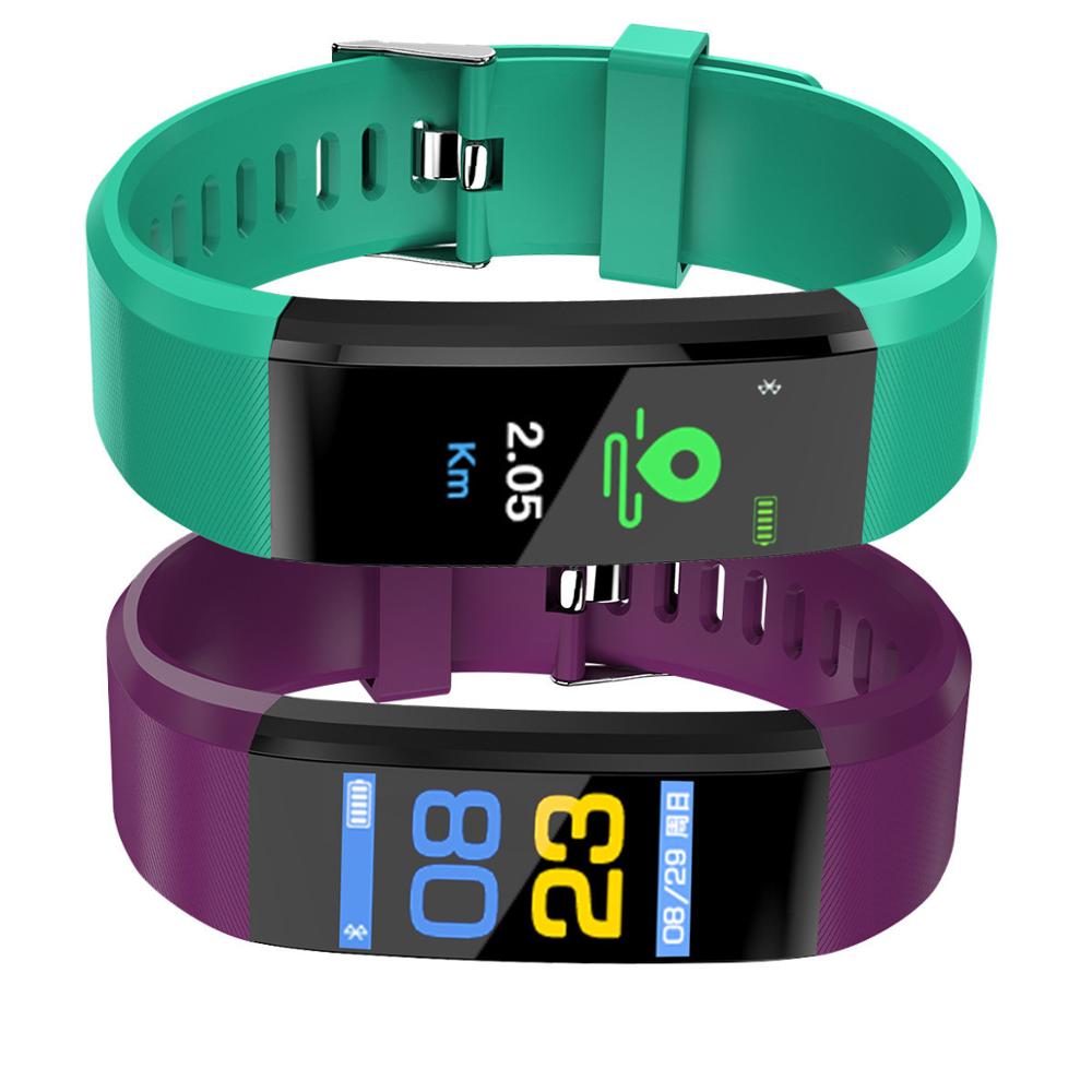 115 plus sportsur blod iltmåling monitor smart armbånd oxymeter puls minde omgående dit sundheds oximeter ur: Blå