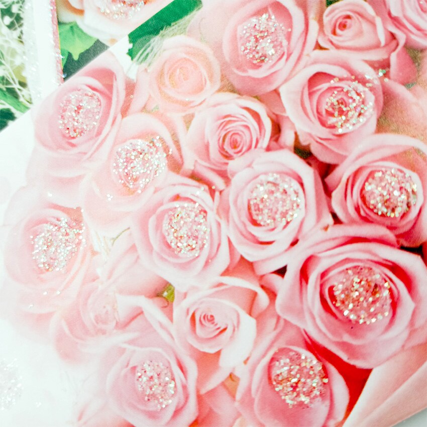 10 sztuk/paczka romantyczna seria kwiatowa Kawaii pozłocenie małe kartki okolicznościowe kreatywne pocztówki prezenty dla dzieci