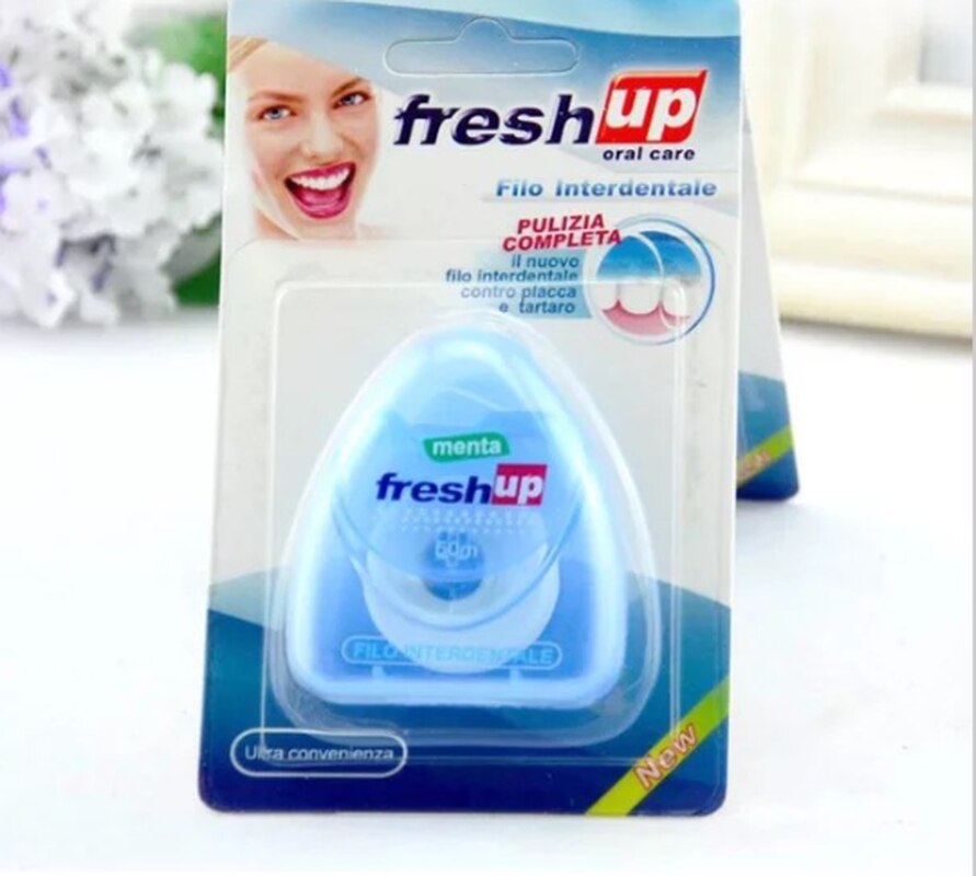 50m Plastic Oral Care Essential Floss Dental Floss with Case Dental Hygiene Teeth Clean Flosser Tooth Cleaning Pick Tool
