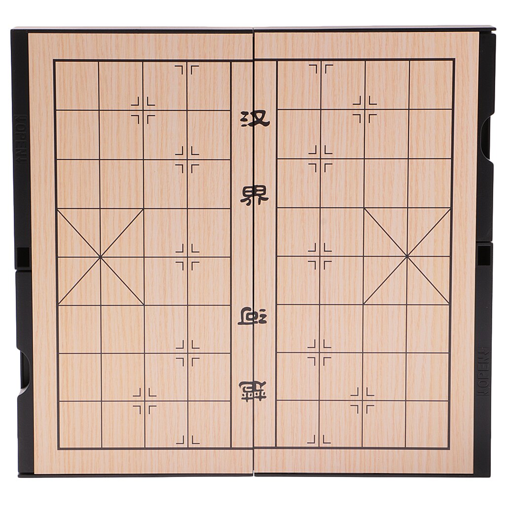 2 In 1 Double-faced Chinese Chess Set, Vintage Chinese Drawer Chess Board