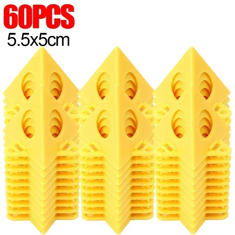 60/10PCS Mini Paint Stands Triangle Paint Pads Pyramid Stands Woodworking Tripod Spray Painting Brackets Block Auxiliary Tools: WHITE