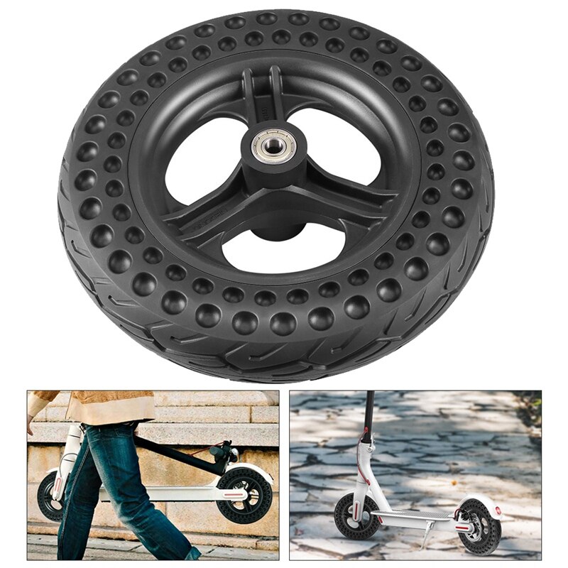 Elektrische scooterband 10 inch massieve band niet-pneumatisch anti-lek antislip wielband met naaf voor xiaomi  m365