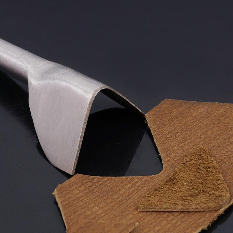 Poinçon de coupe en cuir, bricolage en forme de V, outils d&#39;artisanat en cuir de vache, poinçon pour ceintures, 1 pièce