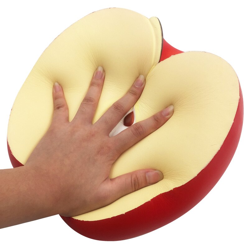 Giant pomarańczowy arbuz truskawka brzoskwinia jednorożec Squishy powolny wzrost Jumbo miękkie wycisnąć Kawaii Squishies zabawki na boże narodzenie: Brązowy