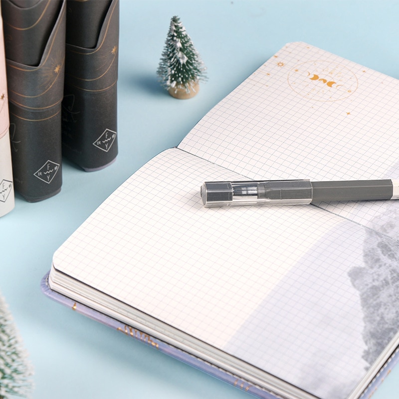 Star Notebook Starry Sky Diary Senior High School Student Notebook Book for Office Stationery A5 Book