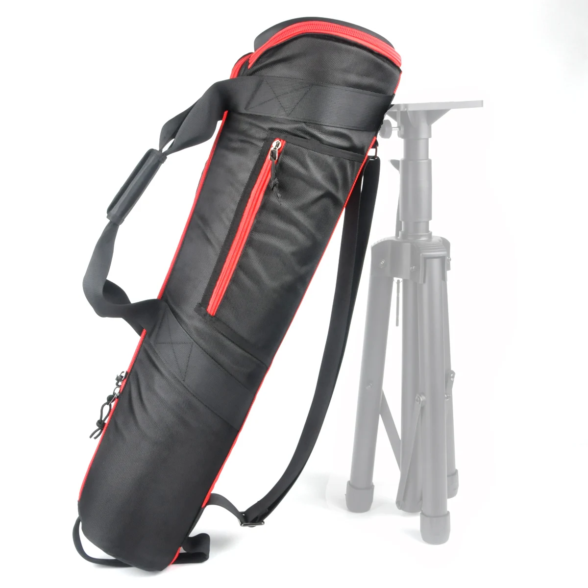 Bolsa de transporte para trípode de cámara, funda con soporte de luz de viaje, correa para el hombro, telescopio Monocular, bolsa para caña de pescar