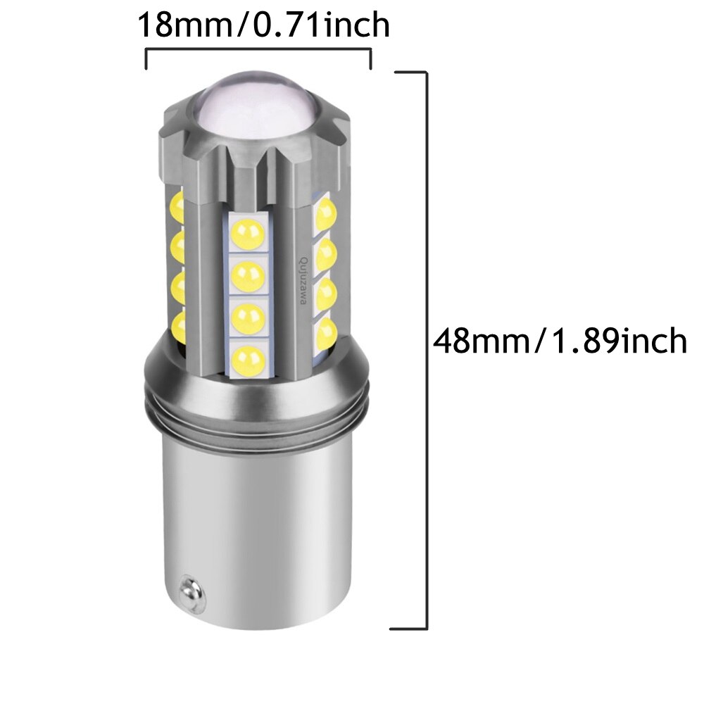 2PCS 1156 BA15S P21W R10W 7506 Super Heldere LED Auto Brake Lamp Auto Reverse Lamp Richtingaanwijzers dagrijverlichting