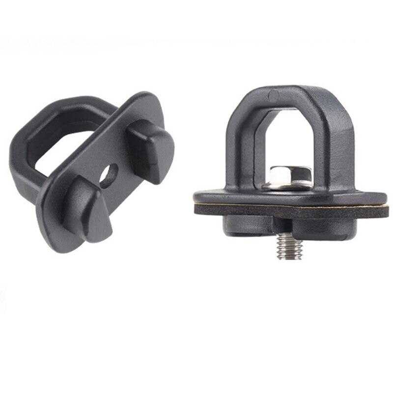 Hebilla de bloqueo de maletero americano, anillo de fijación de amarre, gancho de pared lateral de cama de camión, accesorios de coche, 2 unids/set por juego