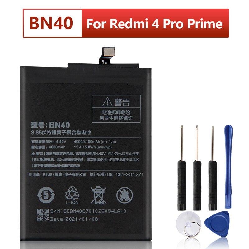 Replacement Battery BN30 BN42 BN40 BM47 For Xiaomi Redmi 4A Redmi 4 Pro Redmi 3 3S 3X 4X Redmi 3 Pro Battery