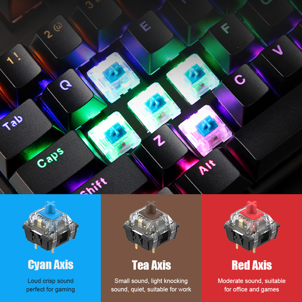 Casepoke 87 Toetsen Gaming Toetsenbord Met Blauwe Schakelaar Rode Schakelaar Bruine Schakelaar Hotswap Toetsenbord Bedrade Mechanische Toetsenbordgamer