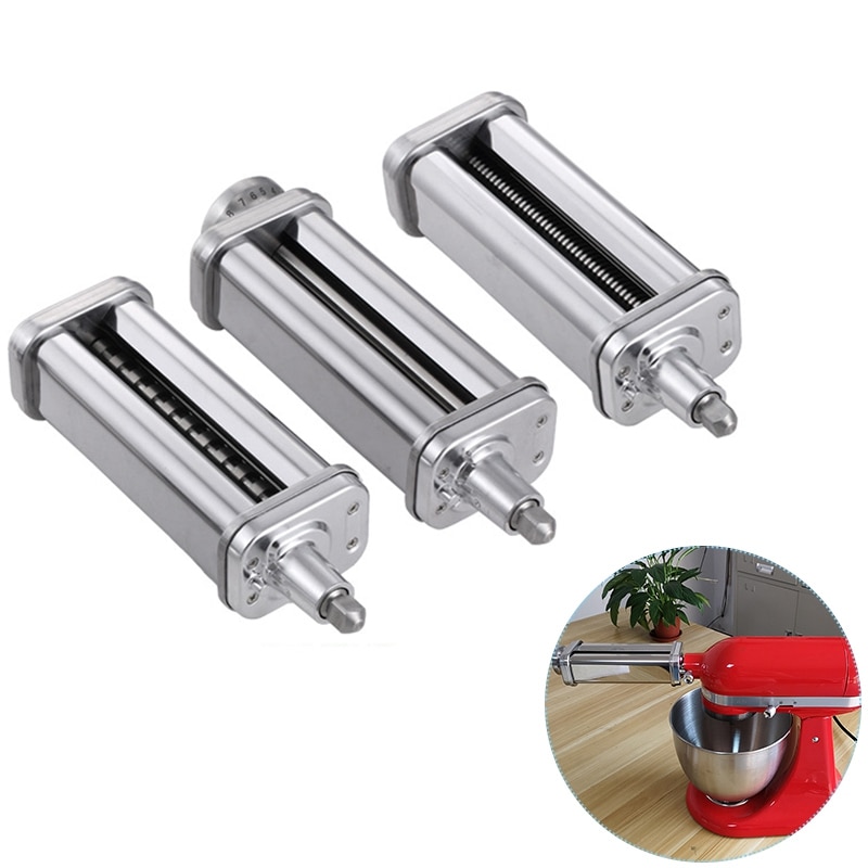 Noodle Makers Parts For Kitchenaid Fettucine Cutter Roller Attachment For Stand Mixers Kitchen Aid Pasta Food Processors